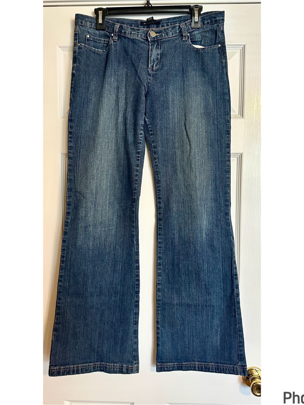 Kenneth Cole Classic Blue Bootcut Jeans